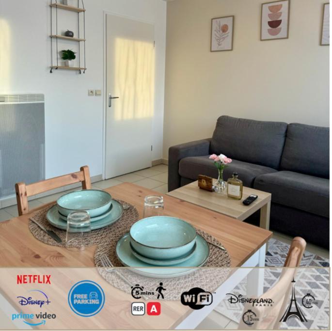 Charming & Cosy Apartment - 10Mn From Disneyland بوسي سان جورْج المظهر الخارجي الصورة